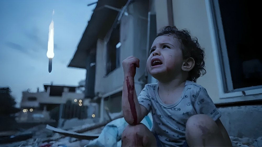 Child in Gaza featured in the FundToGaza campaign